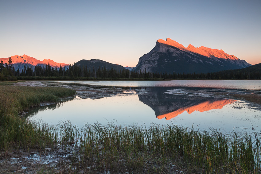 Mount Rundle and Vermillion Lakes, Banff Nationalpar, Alberta, Canada