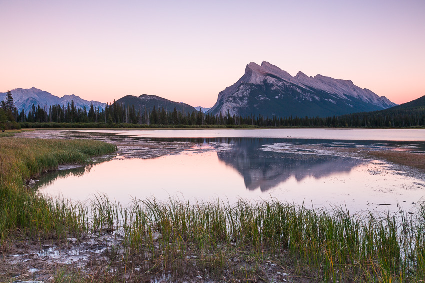 Mount Rundle and Vermillion Lakes, Banff Nationalpar, Alberta, Canada